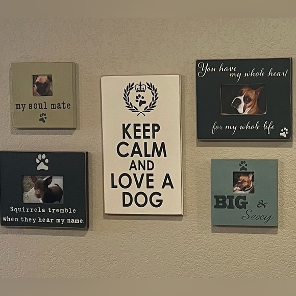 SET OF 5-wall art and picture Frames - Picture 2 of 16